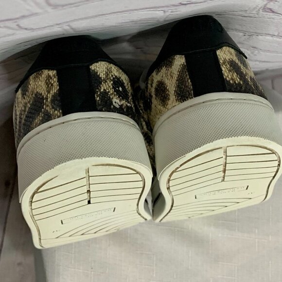 MARC By Marc Jacobs Animal-Print Leather Sneakers Size 7 - Picture 12 of 16